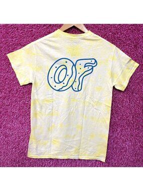 Odd Future Spell-Out Embroidered & OF Donut Logo Tie Dye S